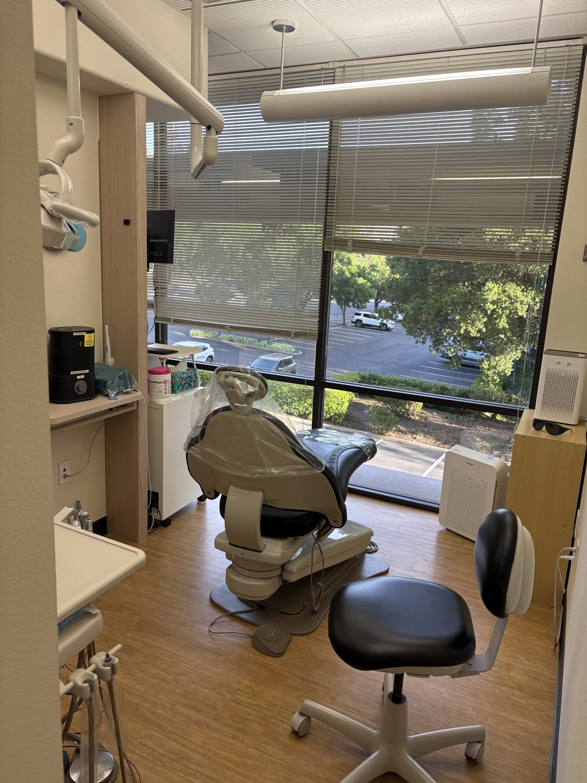Dental office interior at Norman Wong, DDS